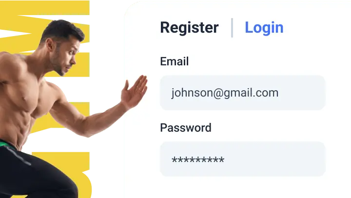 login & registration