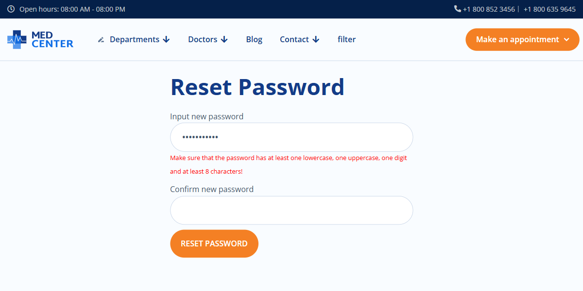 How to Set Up the Reset Password Field — JetFormBuilder | Crocoblock