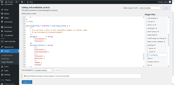 the code added