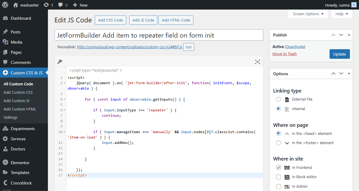 How to Add and Use Dynamic Repeater in the JetFormBuilder Forms ...