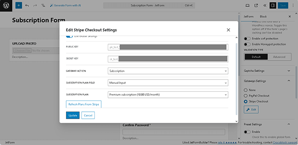 global settings enabled