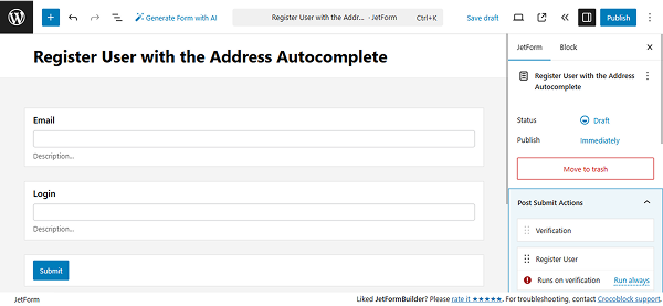 register pattern applied