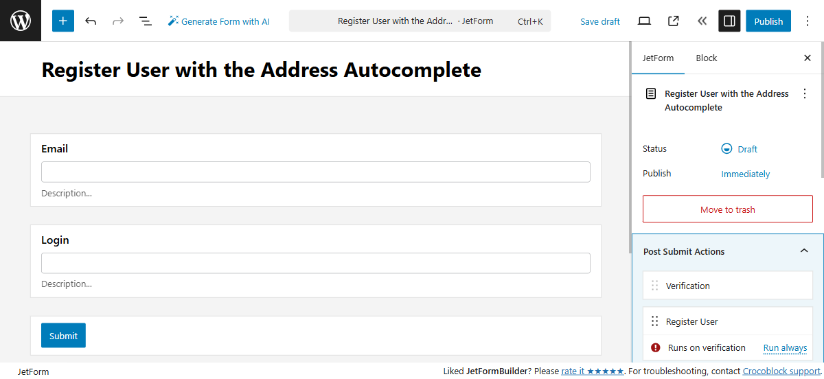 How to Configure the Address Autocomplete Field in the Form ...
