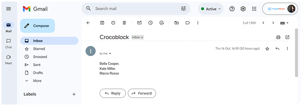 repeater selects in email