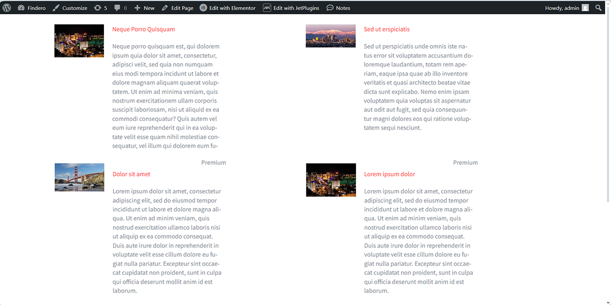 displaying the premium news on the front end
