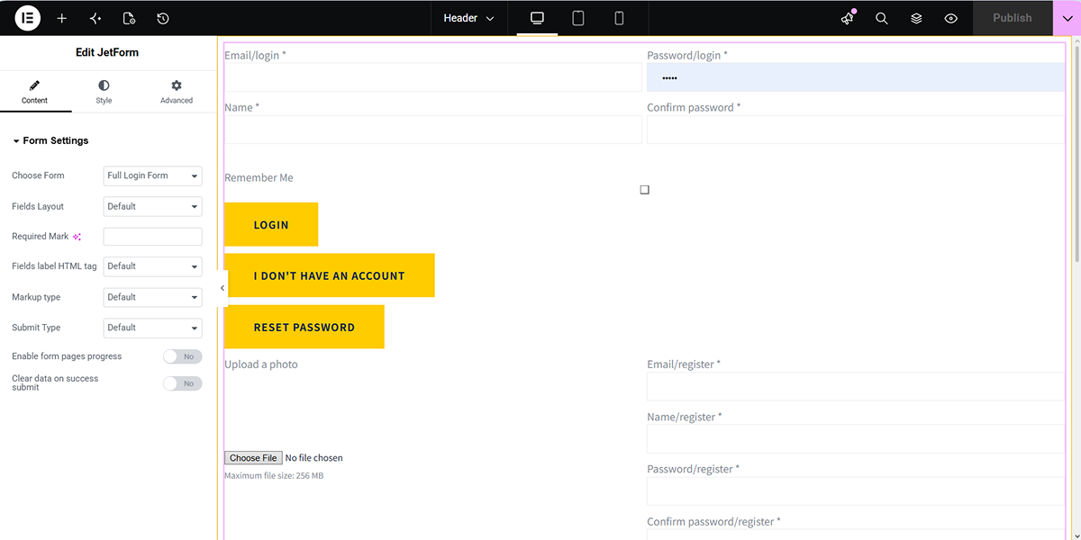 How to Build a WordPress Login Form 一 JetFormBuilder | Crocoblock